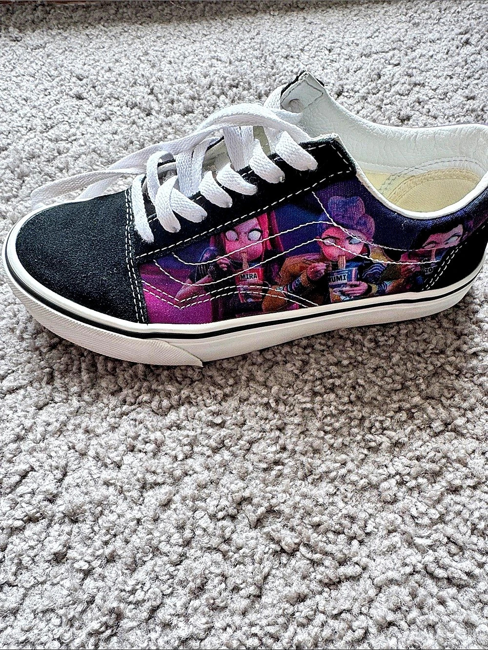 Vans Old Skool K-Pop Demon Hunters Black & Purple Sneakers